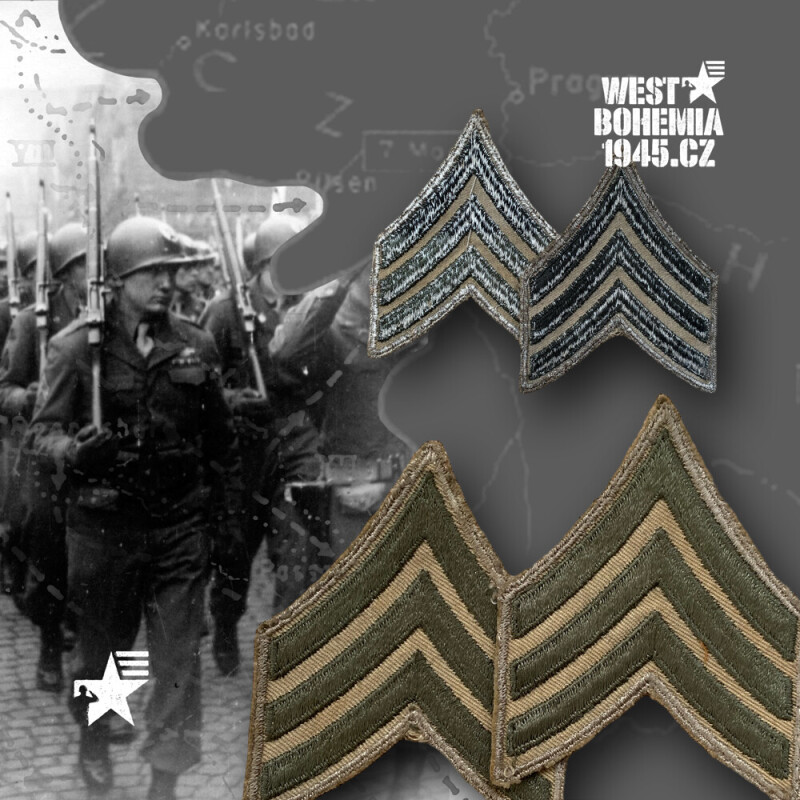 Originální rukávové hodnostní označení SERGEANT
